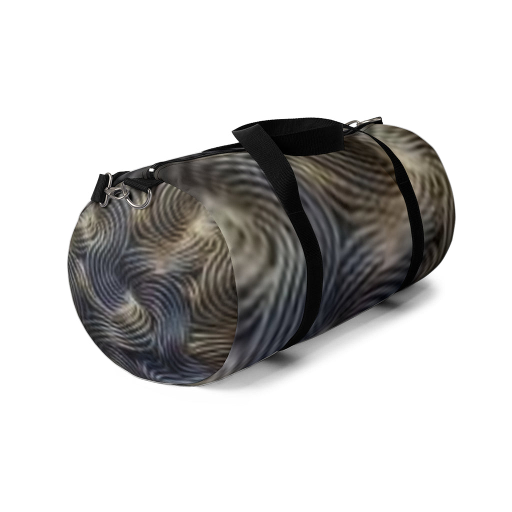 Abstract Swirl Duffel Bag — Watercolor Wave Travel Gym Bag