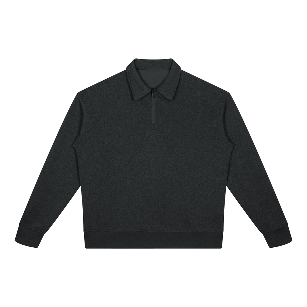 Unisex Boxy Quarter-Zip Sweatshirt