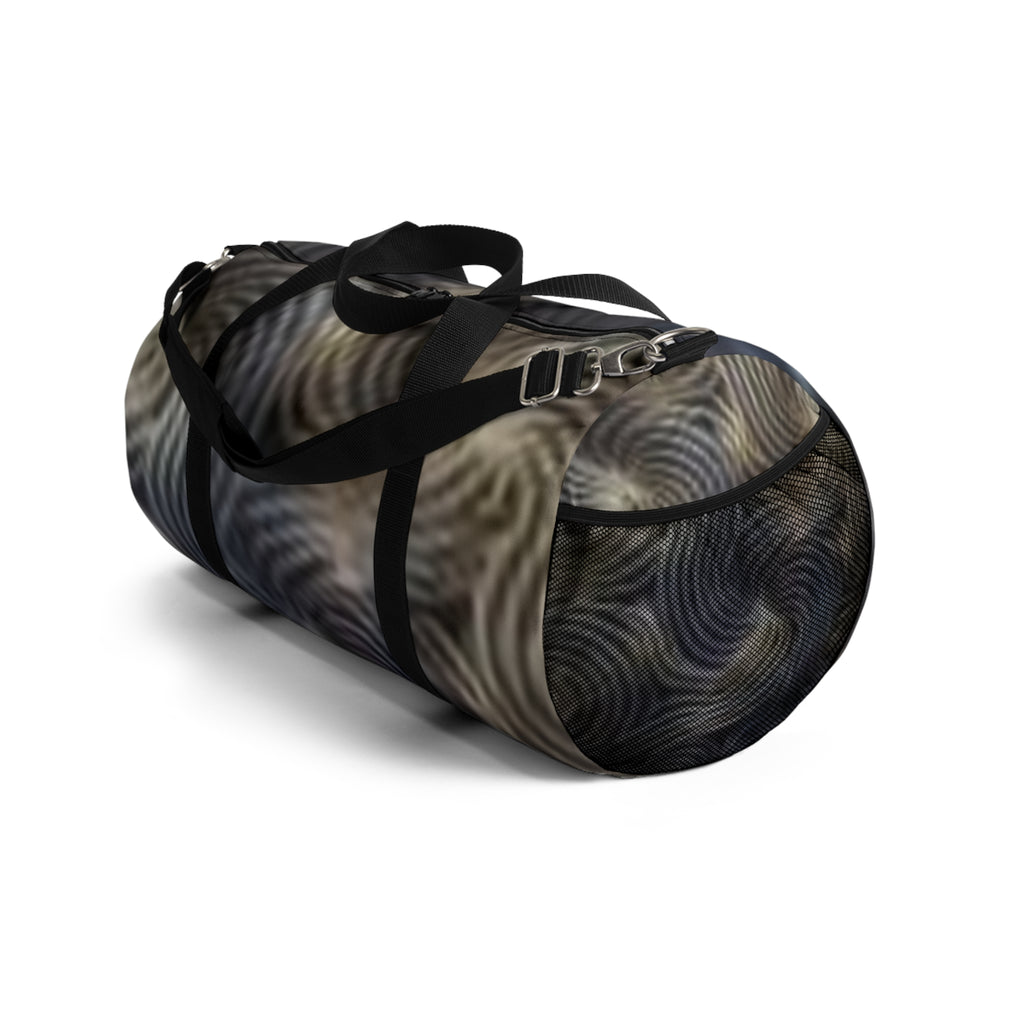 Abstract Swirl Duffel Bag — Watercolor Wave Travel Gym Bag