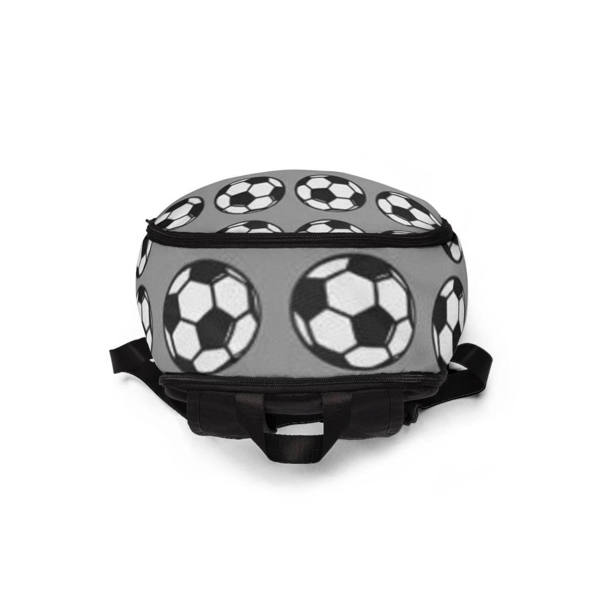 Soccer Ball Pattern Backpack — Kids & Teens Sports School Bag