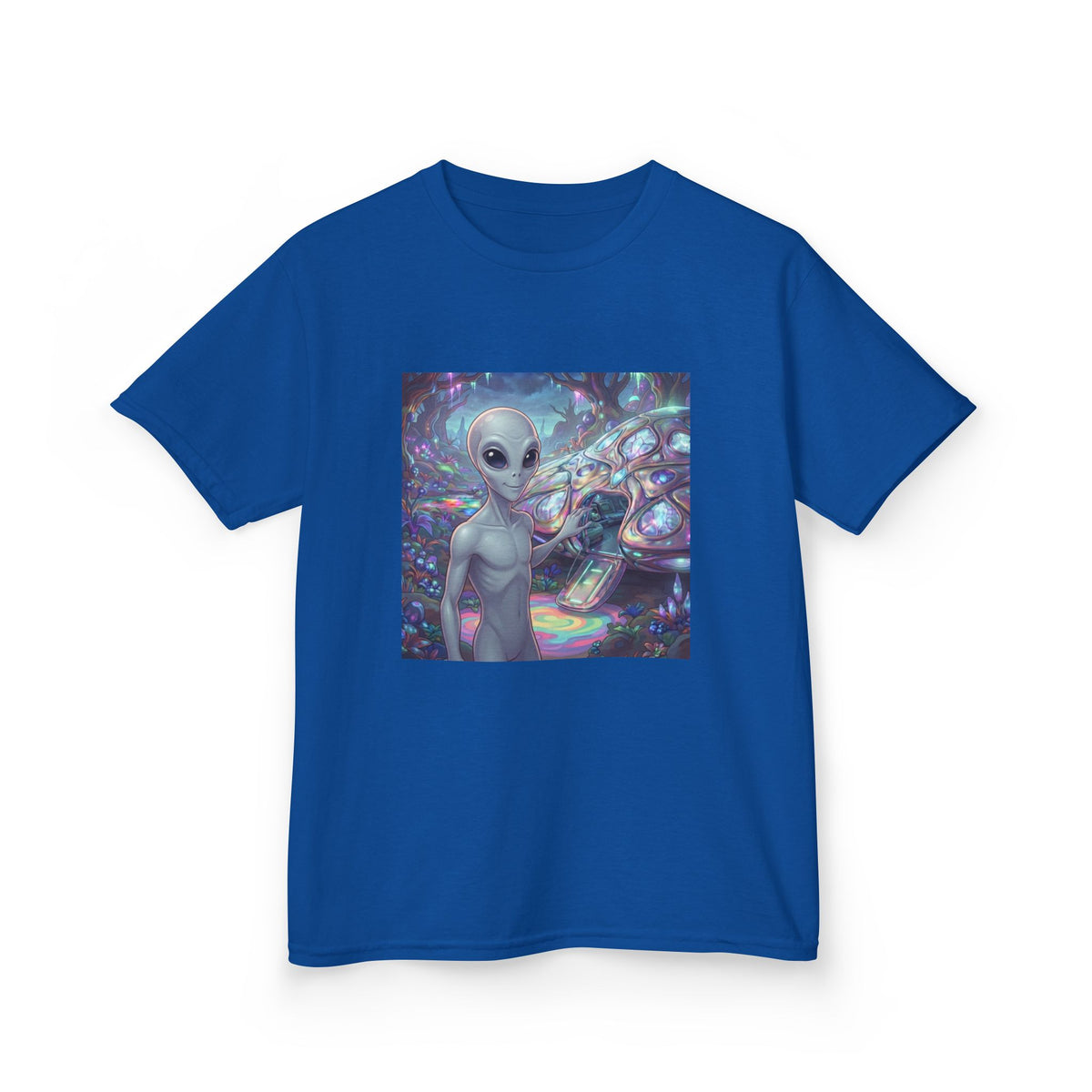 Kids Alien Space Tee — Cute Cosmic Extraterrestrial Graphic Shirt