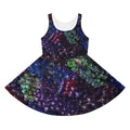 Girls' Sundress — Colorful Grapes Bare Good Fruit Dress - "No More Stolen Sisters!" #mmiwg Collection