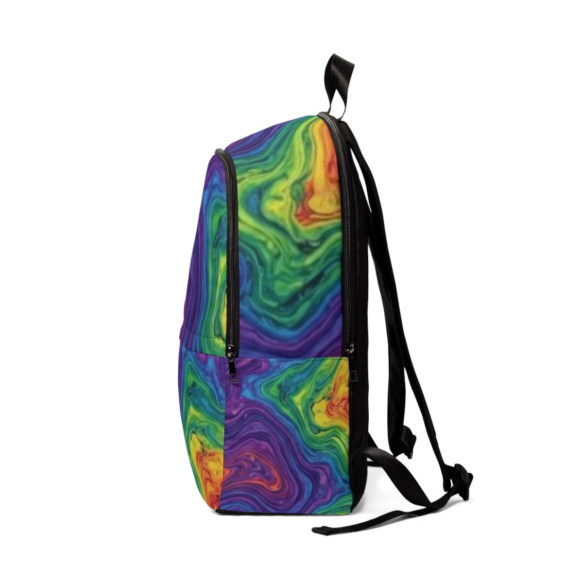 Psychedelic Rainbow Swirl Backpack