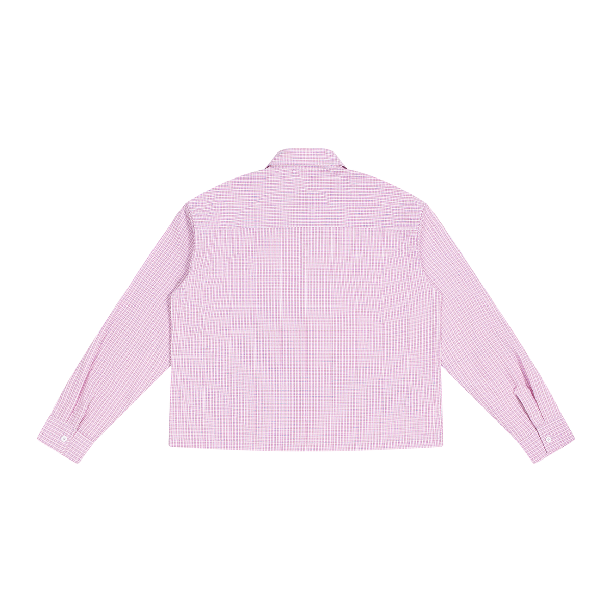 Unisex Boxy Plaid Long Sleeve Shirt