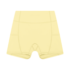 Women’s high rise pocket yoga shorts by ODMPOD, featuring a comfortable fit and functional pockets, in a soft, stretch fabric.