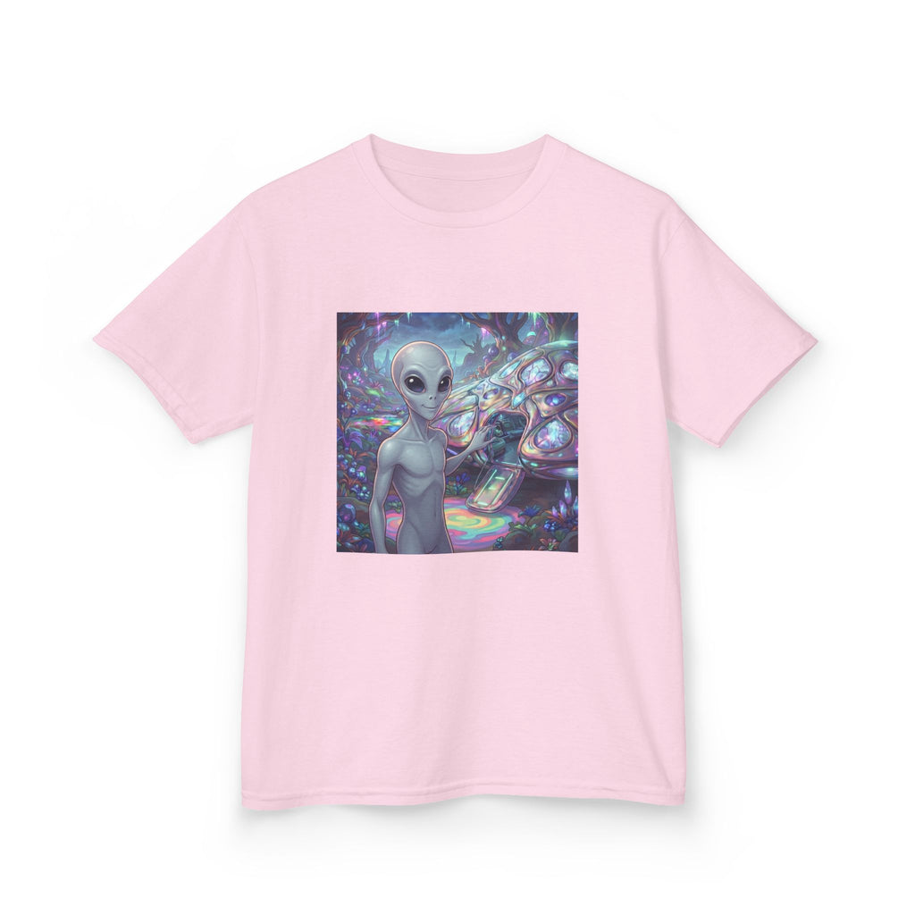 Kids Alien Space Tee — Cute Cosmic Extraterrestrial Graphic Shirt
