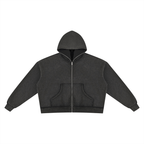 Felpa con cappuccio unisex boxy in pile vintage wash