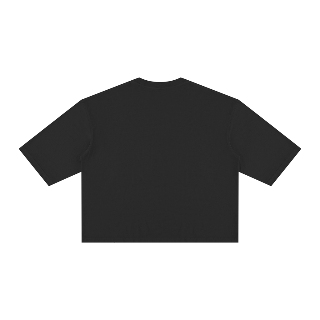 T-shirt unisex boxy con lavaggio vintage