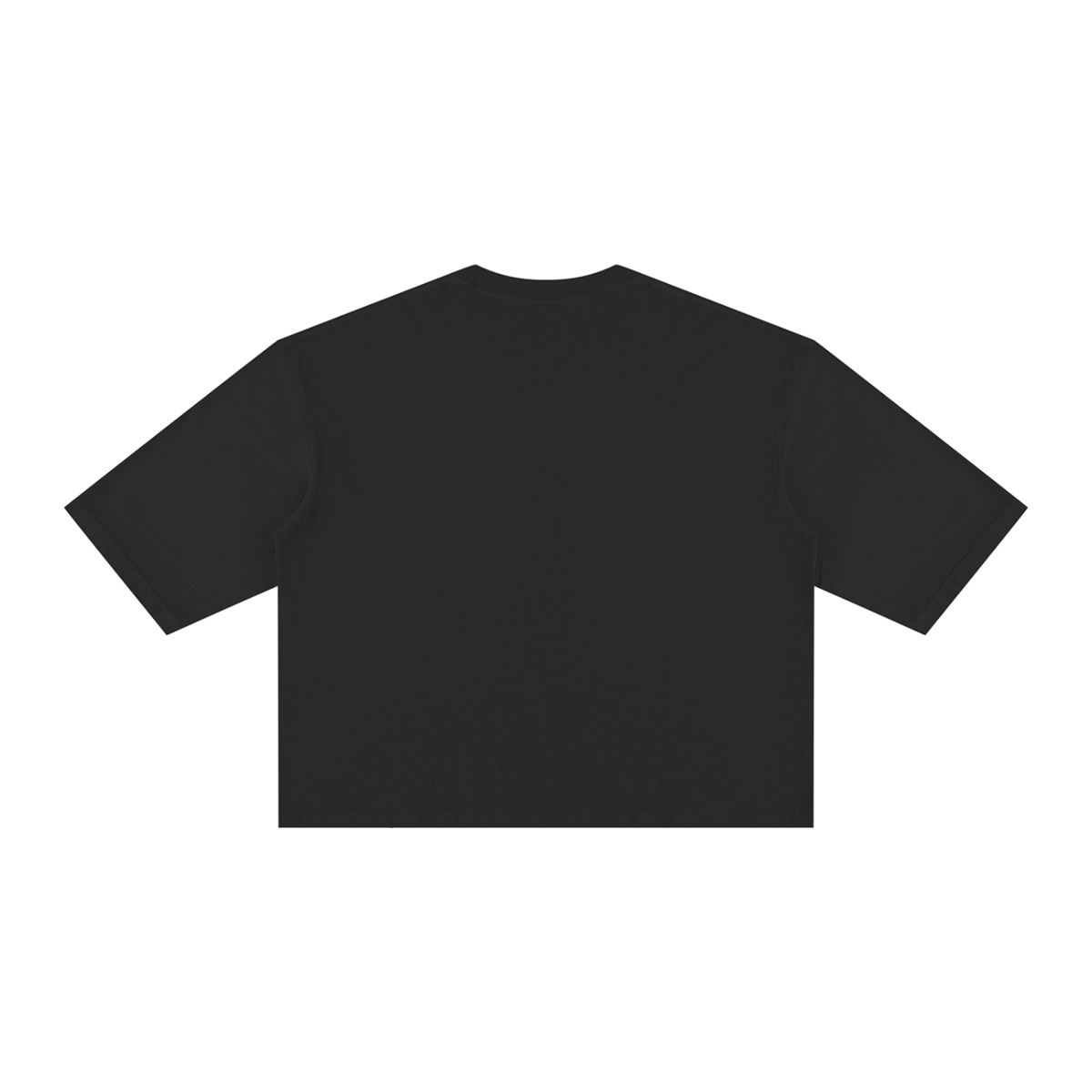 T-shirt unisex boxy con lavaggio vintage