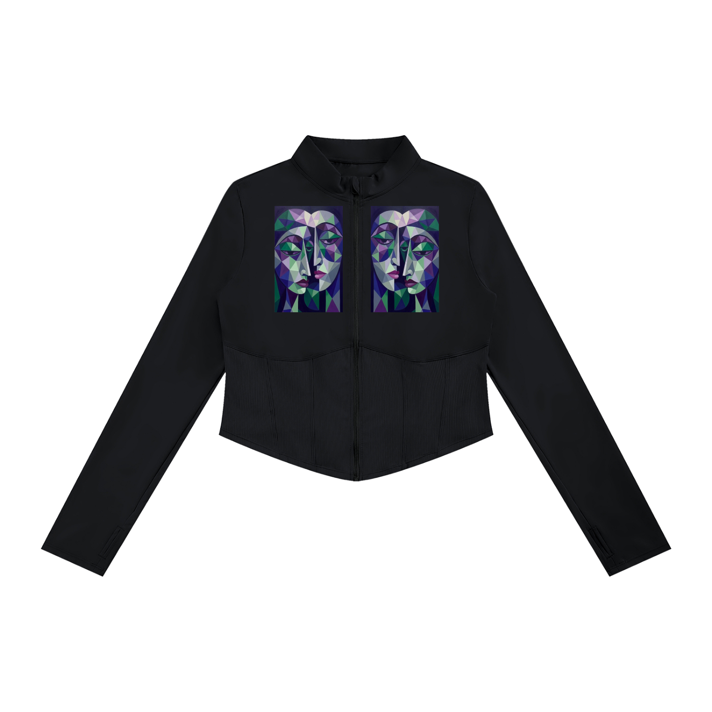 Women's Slim Fit Full-Zip Yoga Jacket