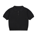 Polo da donna in maglia di cotone
