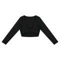 Women's Cropped Long Sleeve T-Shirt