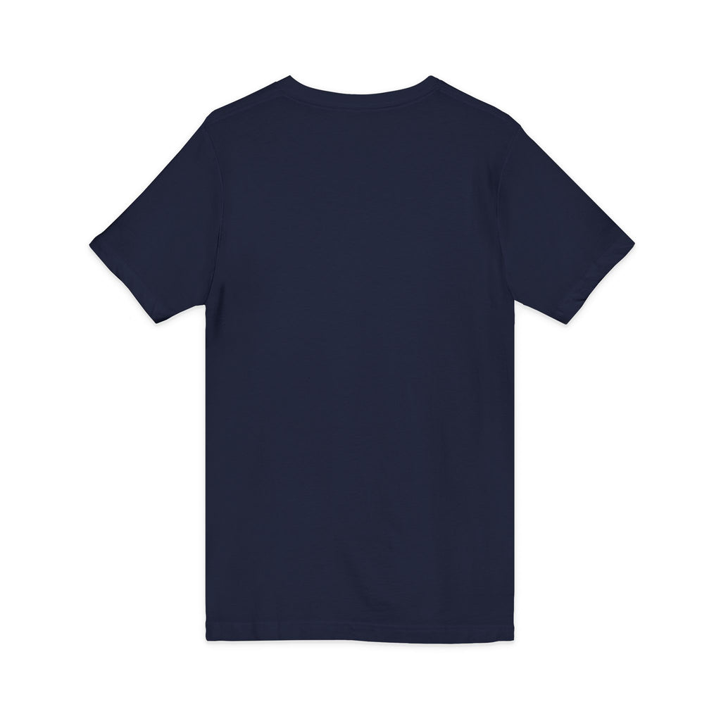 Alien Face V-Neck Tee — Realistic Extraterrestrial Graphic T-Shirt
