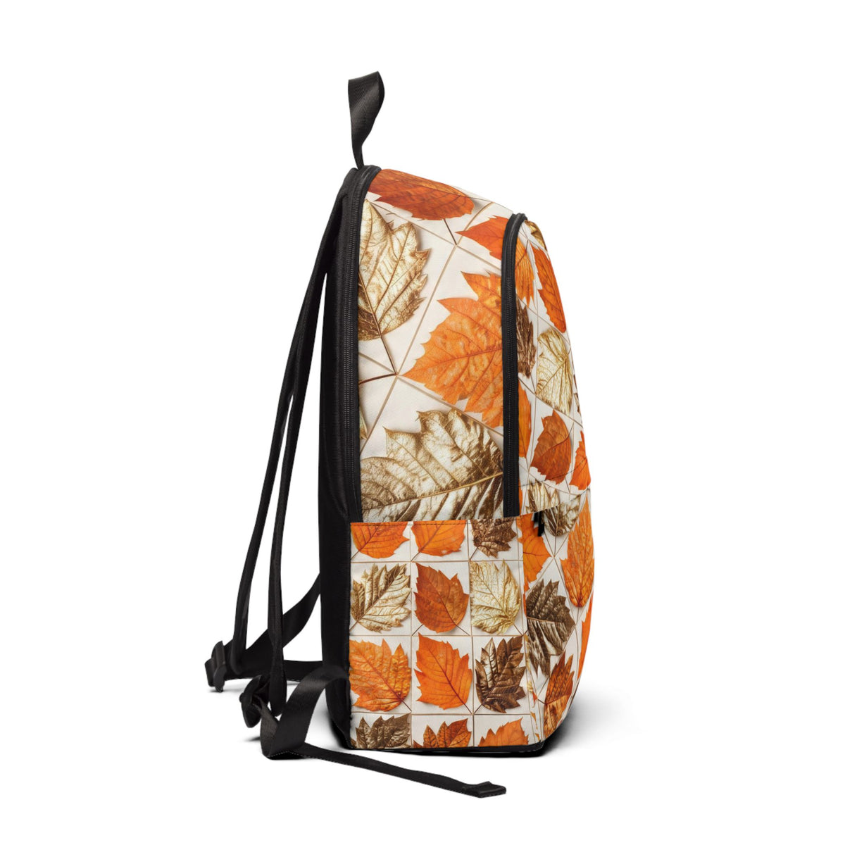 Autumn Leaves Backpack — Fall Leaf Pattern Fabric Backpack