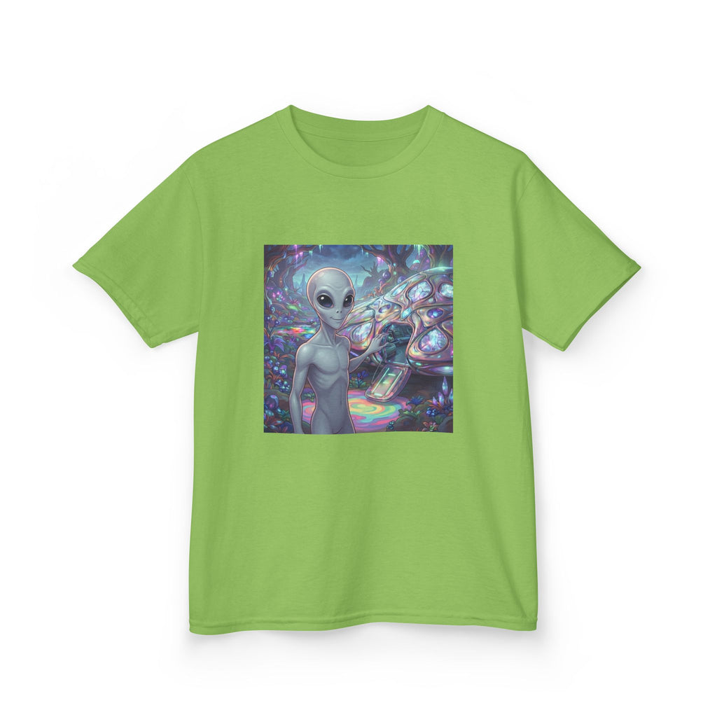 Kids Alien Space Tee — Cute Cosmic Extraterrestrial Graphic Shirt