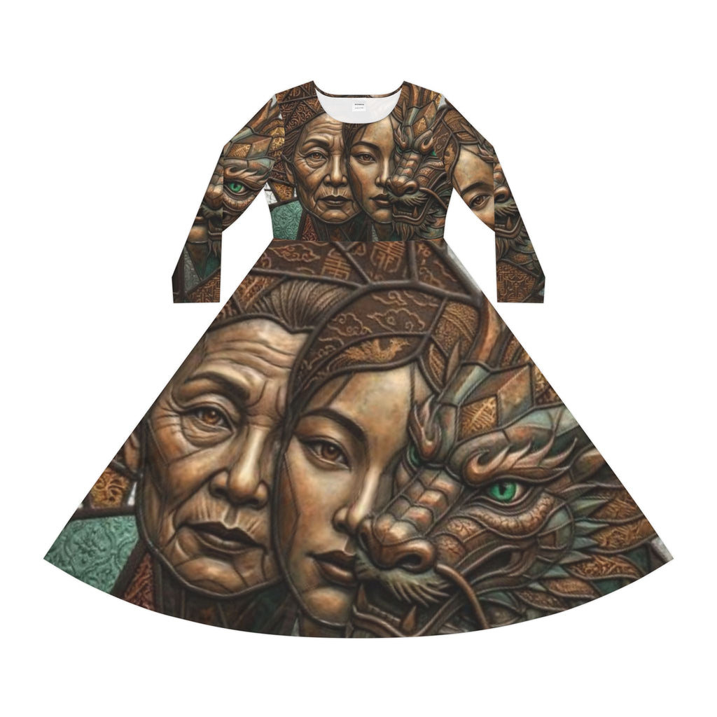 Women's Asian Mythical Dress | "No More Stolen Sisters" Series #mmiwg Collection