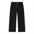 Jeans da uomo a gamba larga con lavaggio vintage