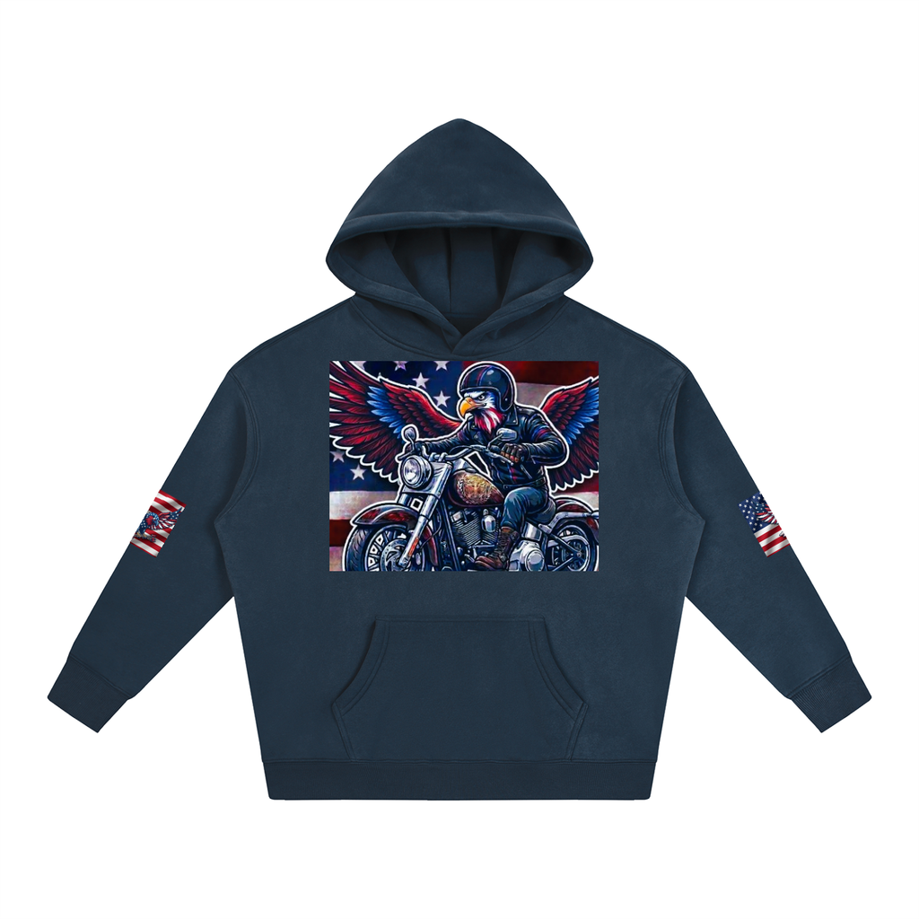 Sweat à capuche molletonné coupe oversize
