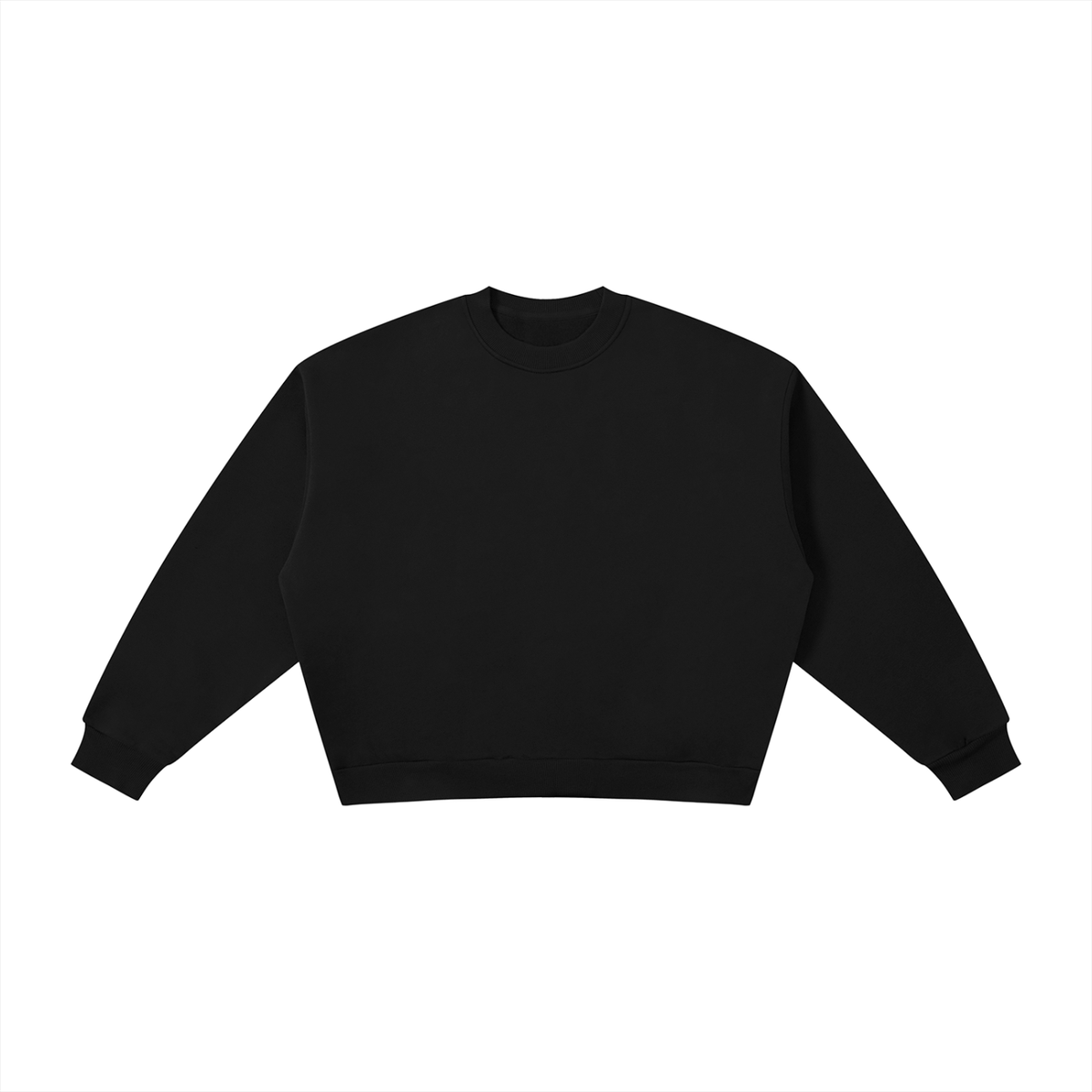 Boxy Fleece Crewneck Sweatshirt