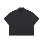Camicia unisex boxy a maniche corte