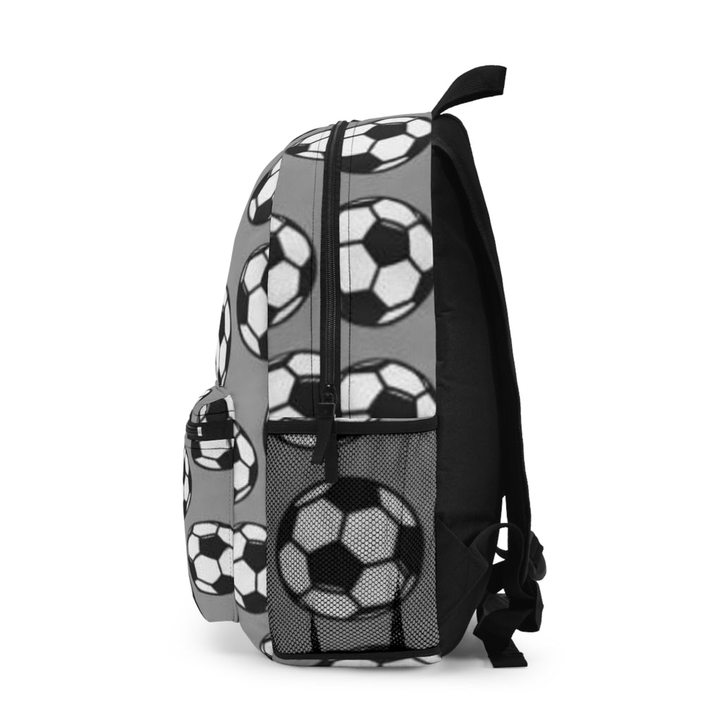 Soccer Ball Pattern Backpack — Kids' Sports School Bag