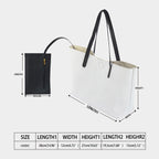 Borsa Tote da Shopping Con Mini Borsa Nera