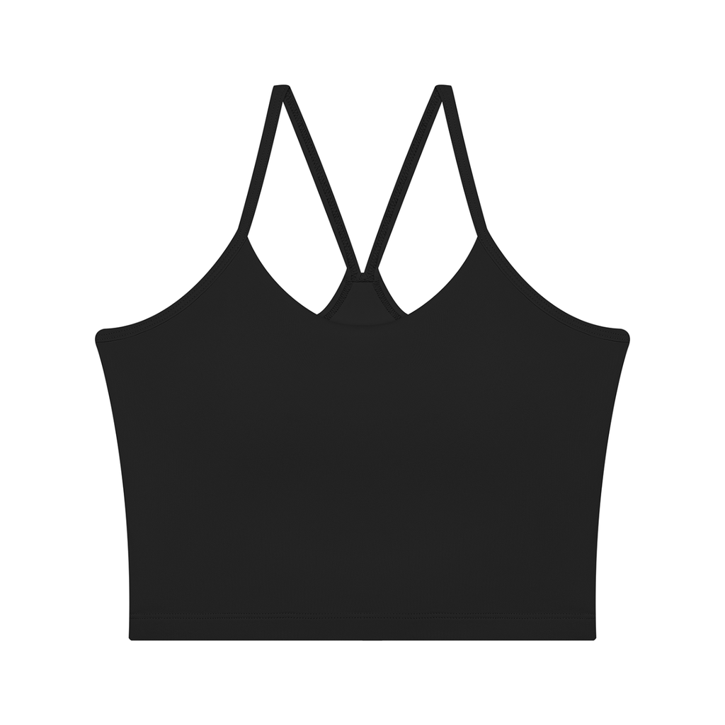 T-shirt da yoga a strati in 2 pezzi da donna