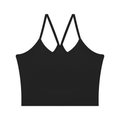 T-shirt da yoga a strati in 2 pezzi da donna