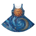 Mystic Faces Girls' Sundress AOP - "No More Stolen Sisters!" Collection