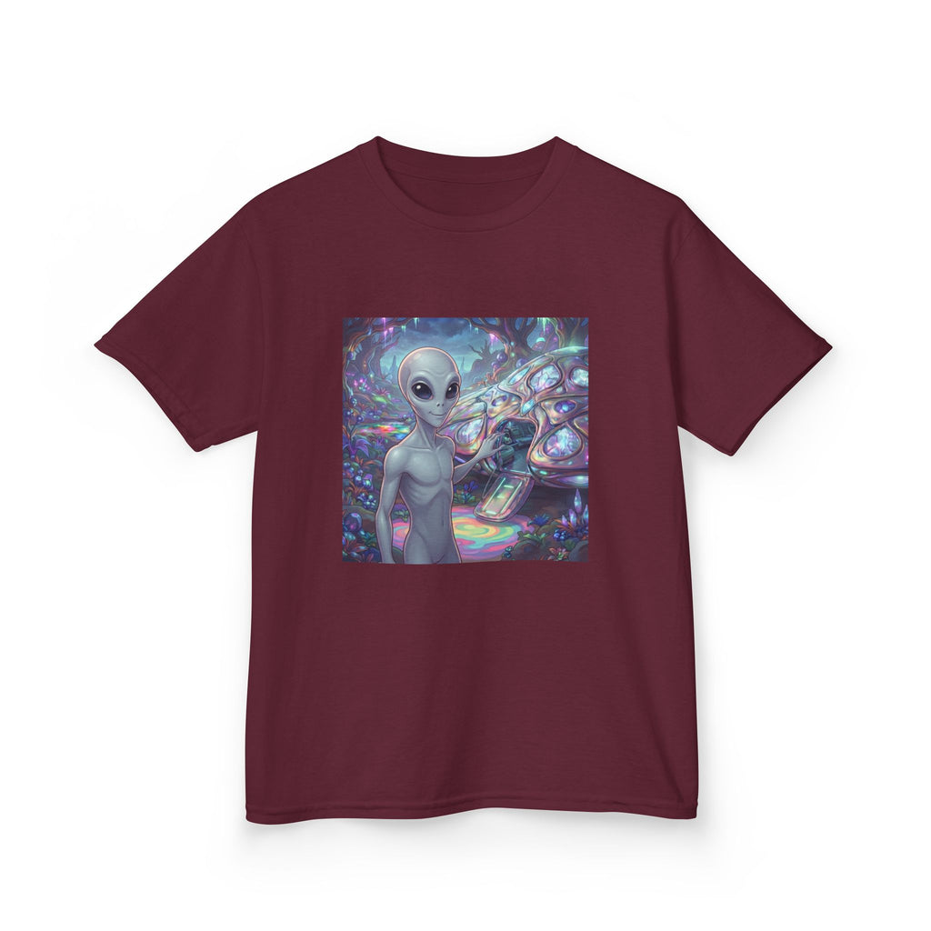 Kids Alien Space Tee — Cute Cosmic Extraterrestrial Graphic Shirt