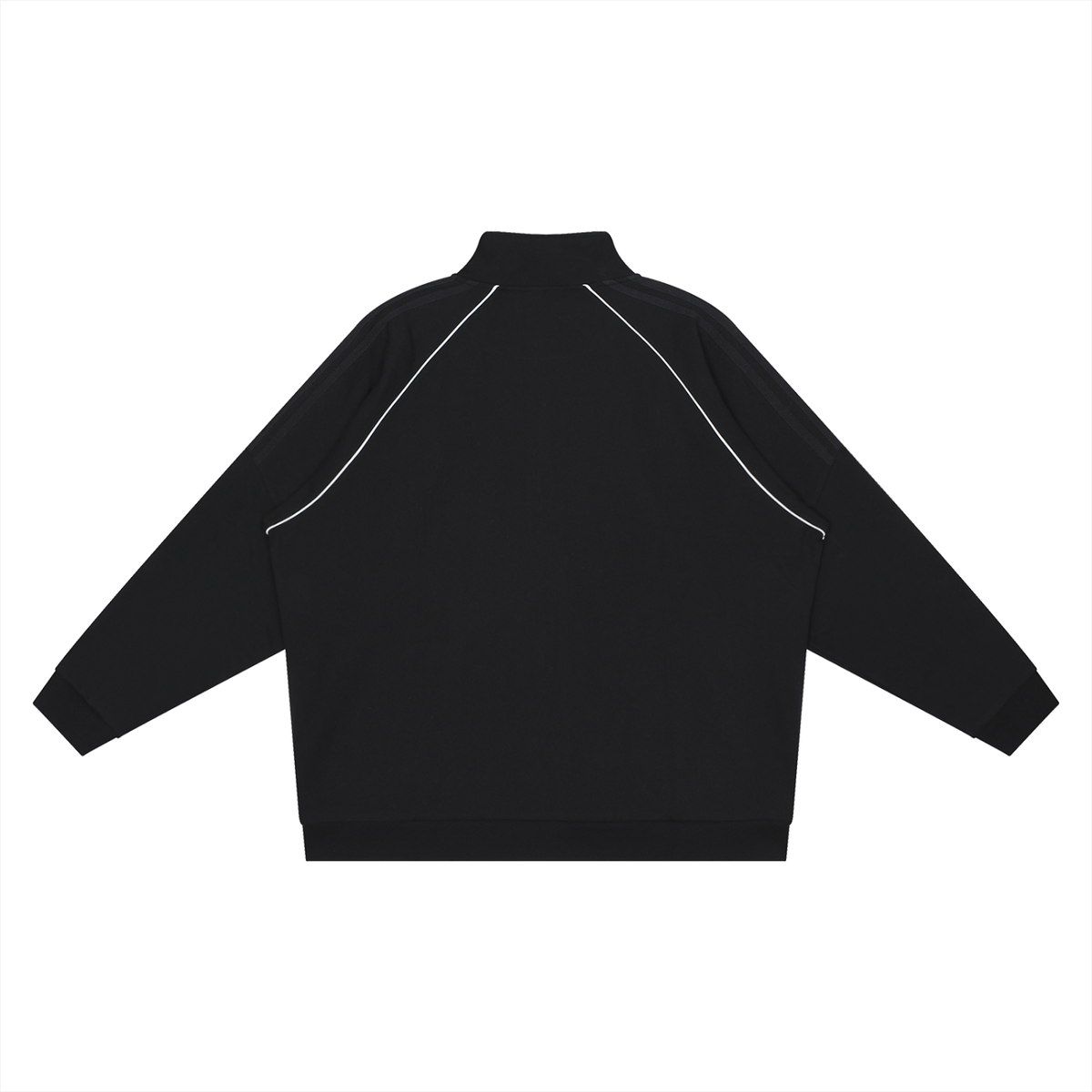 Reflection Striped Raglan Sleeve  Jacket