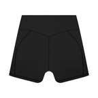 Women’s high rise pocket yoga shorts by ODMPOD, featuring a comfortable fit and functional pockets in a soft fabric.