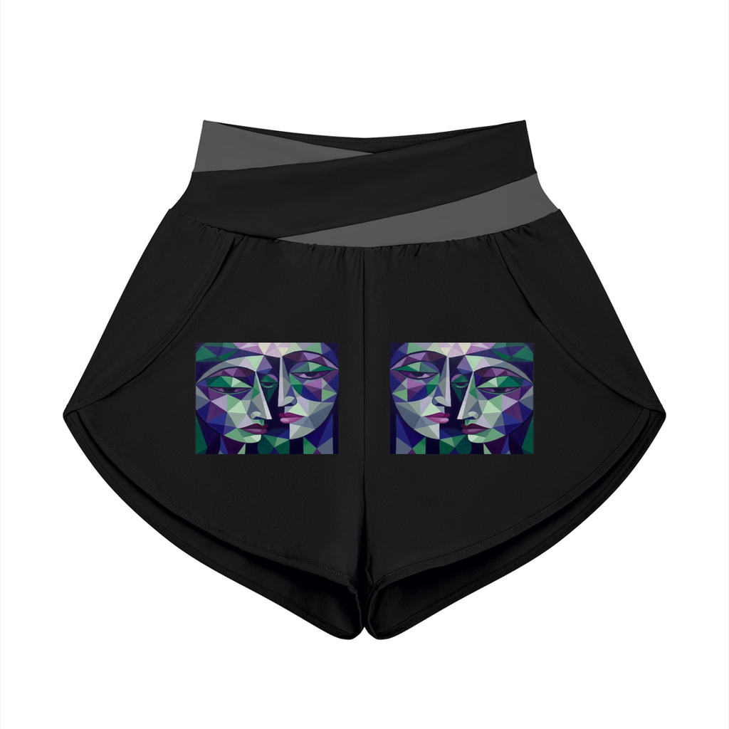 Women’s Yoga Panelled Shorts