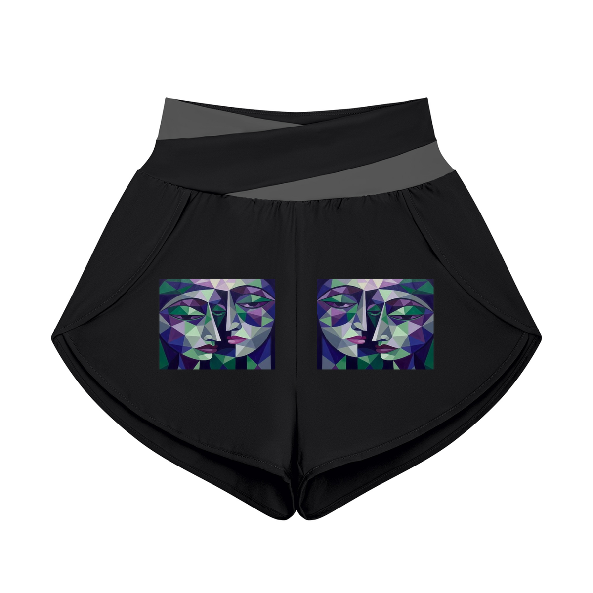 Women’s Yoga Panelled Shorts