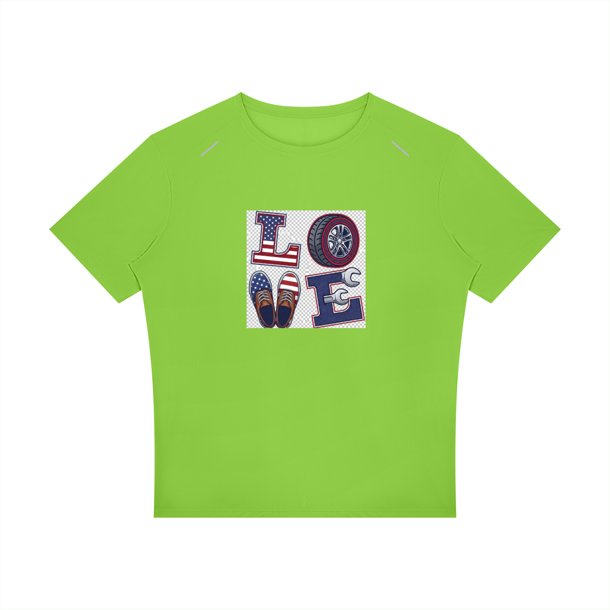 Men's Raglan Reflective T-Shirt