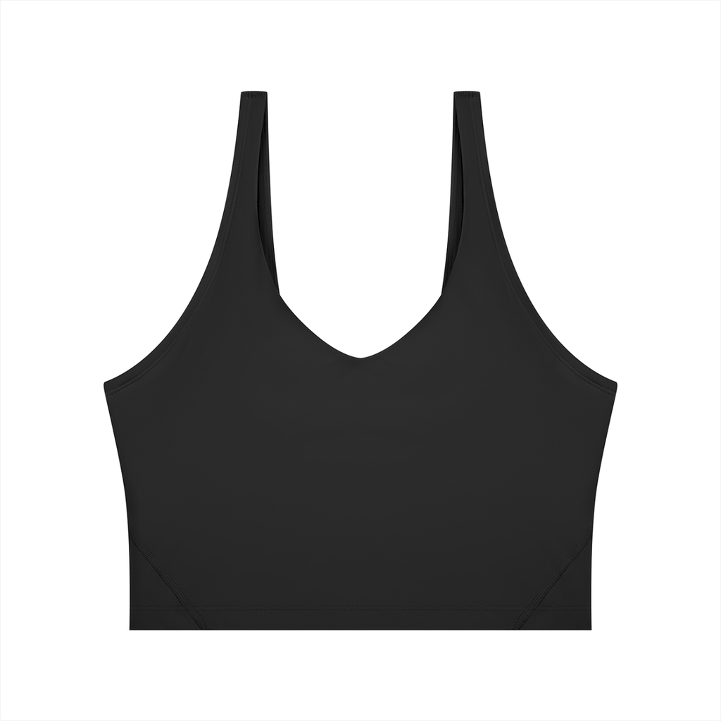 Canotta corta da yoga da donna