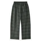 Unisex Plaid Straight Leg Pants