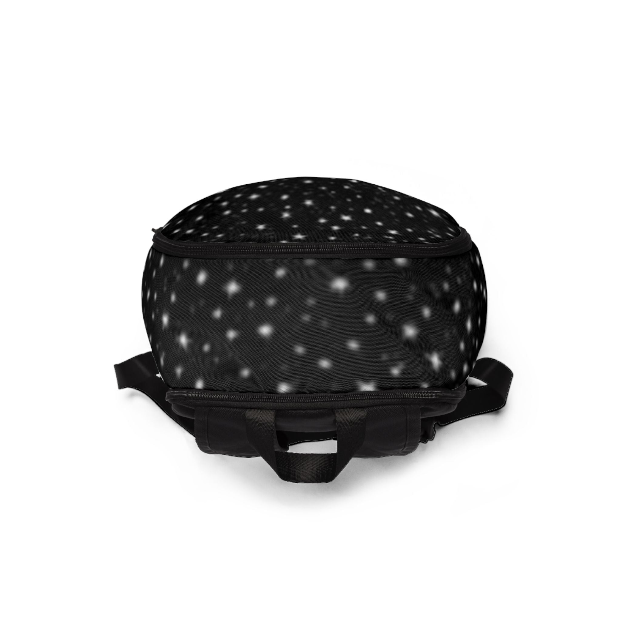 Starry Night Black Fabric Backpack – Galaxy Print School & Travel Backpack