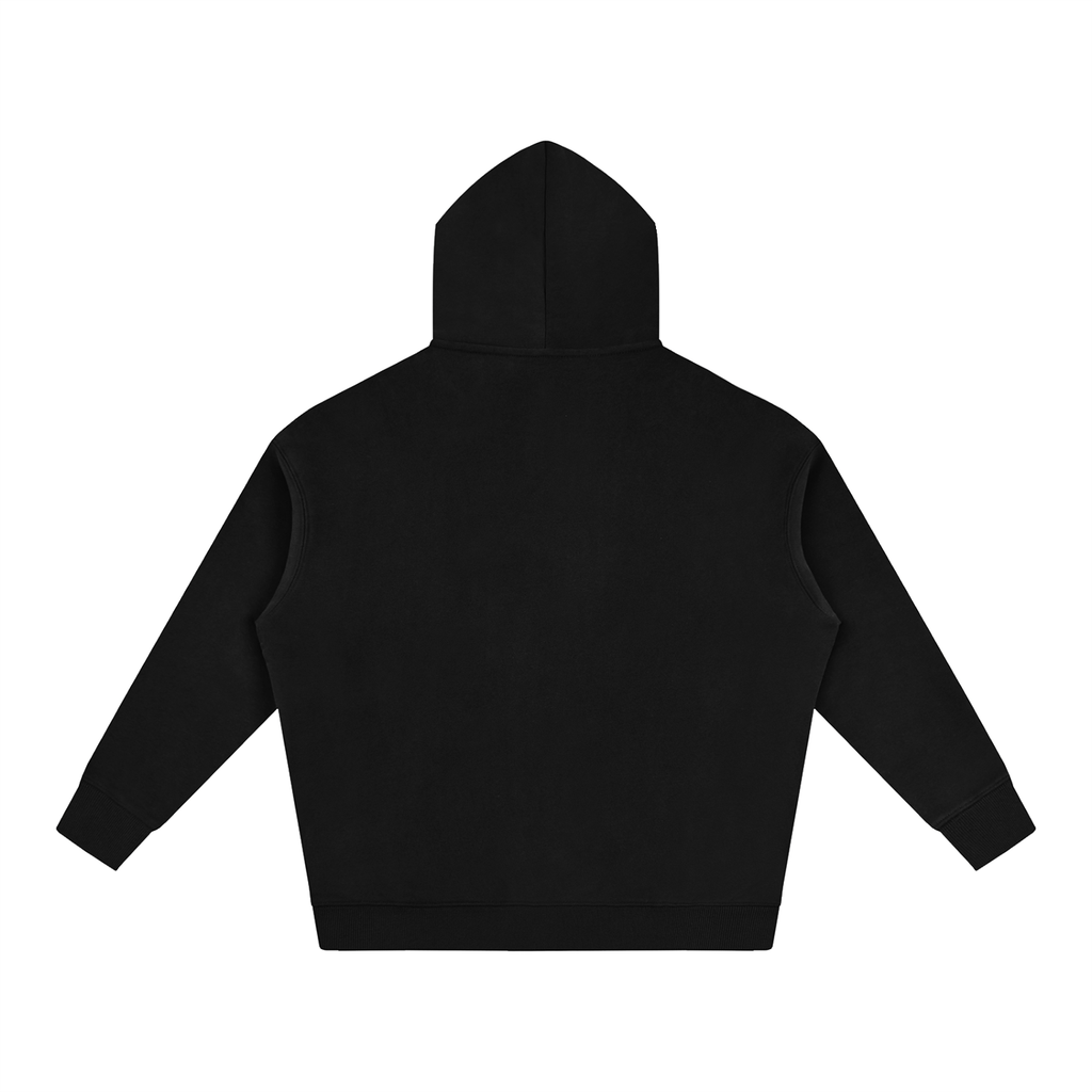 Sudadera con capucha forrada de felpa de talla grande