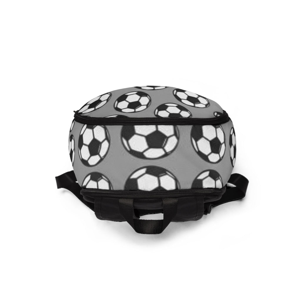 Mochila con Patrón de Fútbol – Bolsa Escolar Deportiva para Niños y Adolescentes