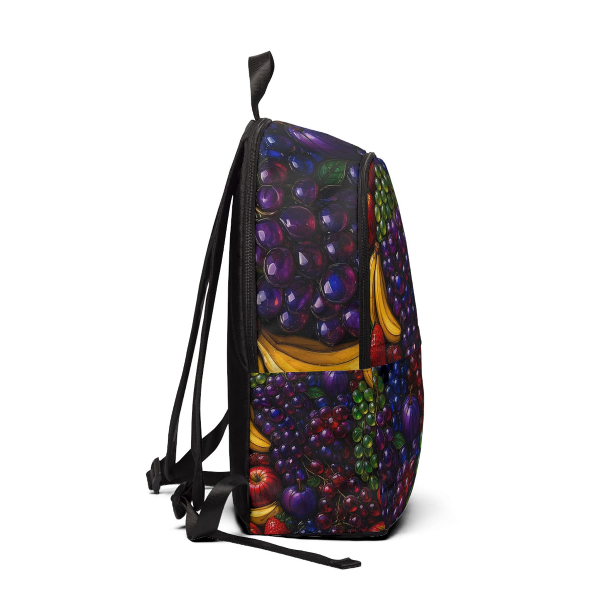 Fruit Pattern Backpack – Vibrant Mixed Fruit Print School & Travel Bag