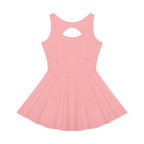 Women’s open-back tennis dress by ODMPOD featuring a fitted design and athletic style ideal for active wear.