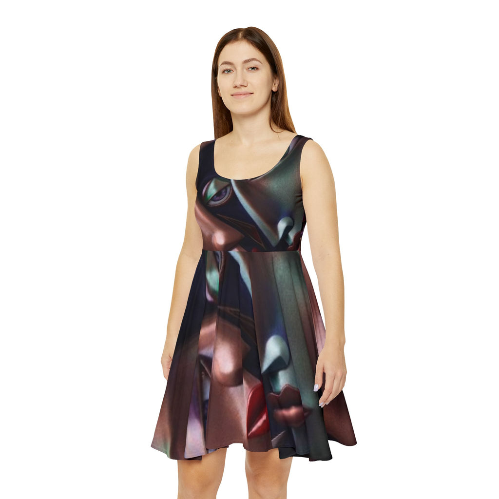 Abstract Skater Dress — Women’s Dress "No More Stolen Sisters!" Collection