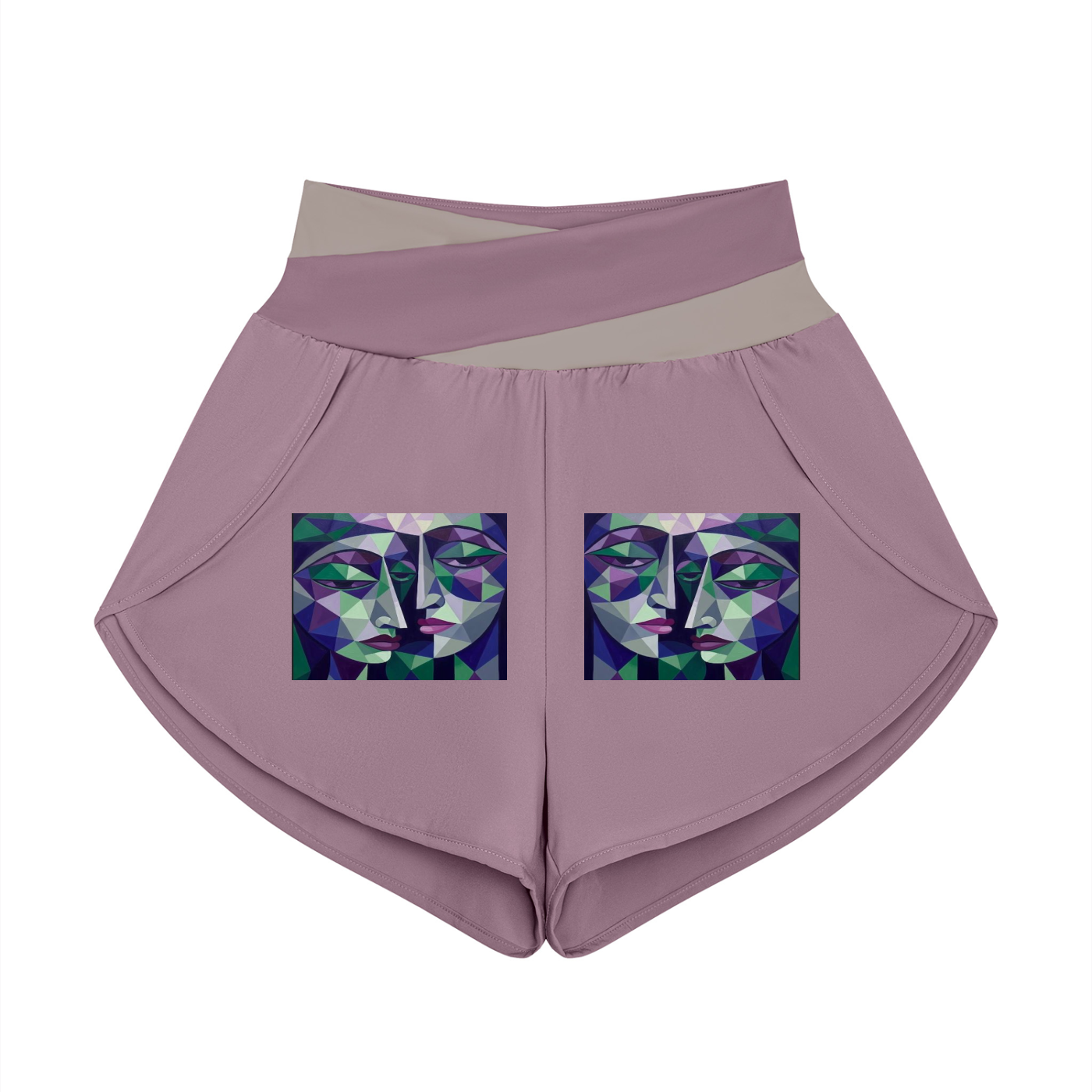 Women’s Yoga Panelled Shorts
