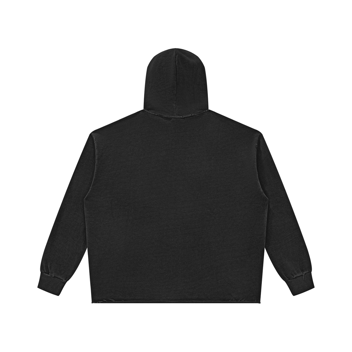 Unisex Vintage Wash Raw Edge Hoodie