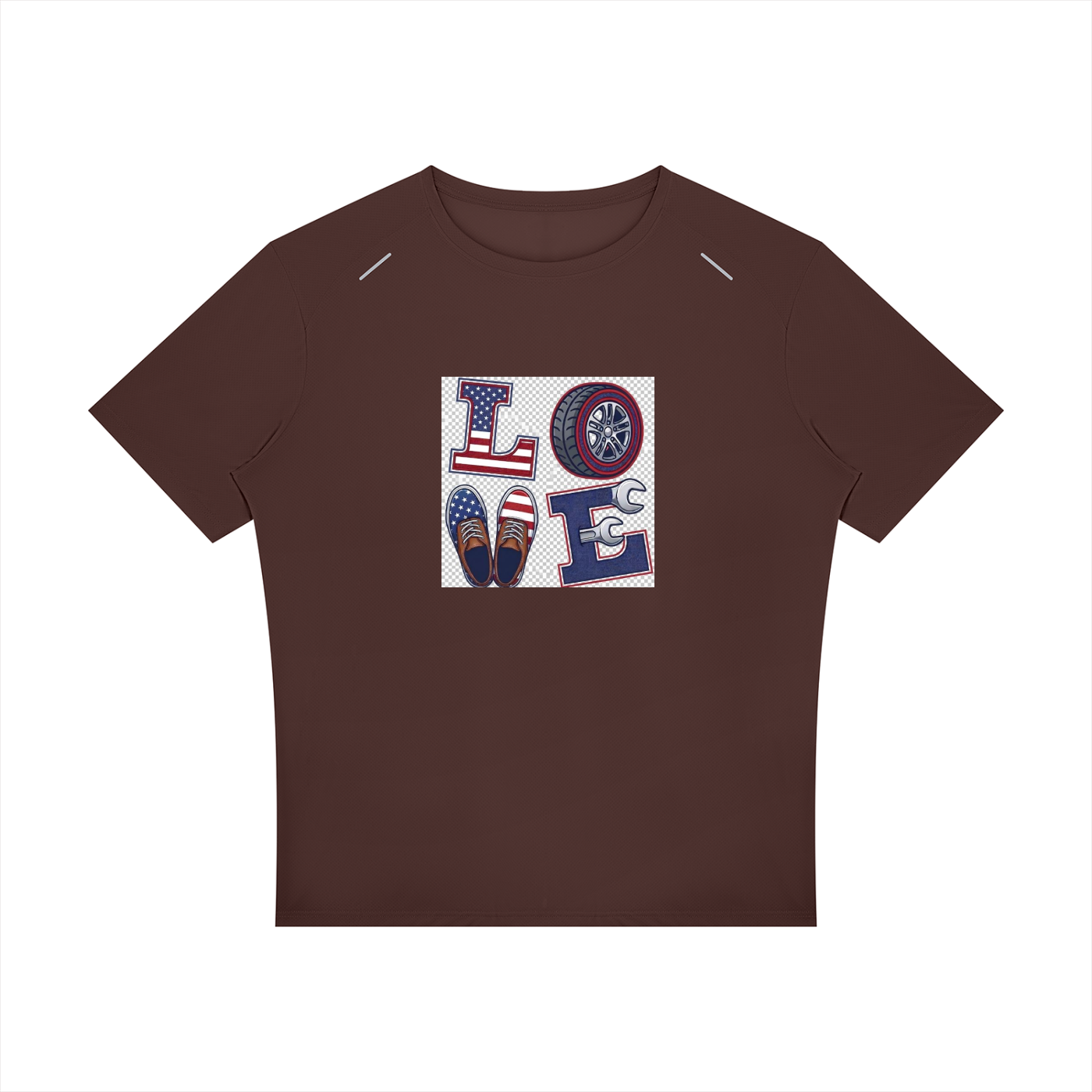 Men's Raglan Reflective T-Shirt