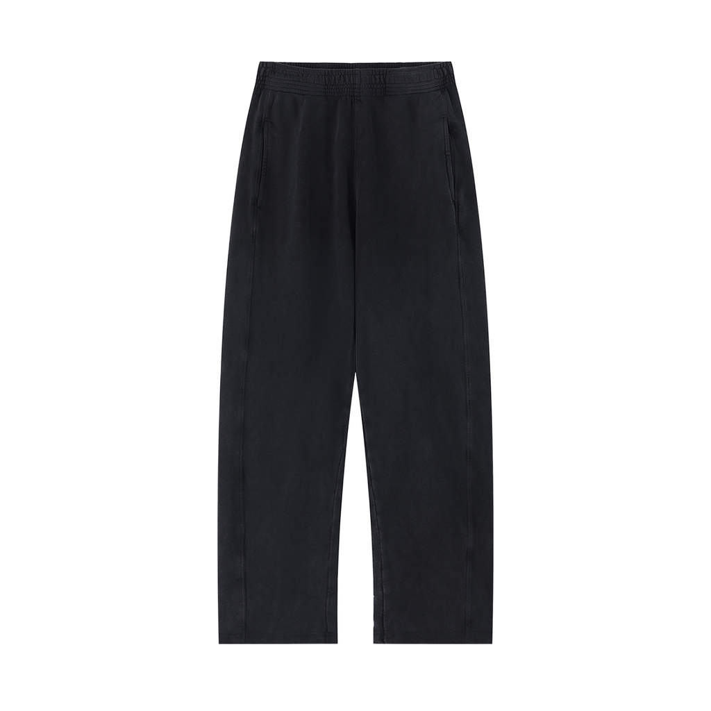 Pantaloni della tuta unisex dritti con lavaggio minerale