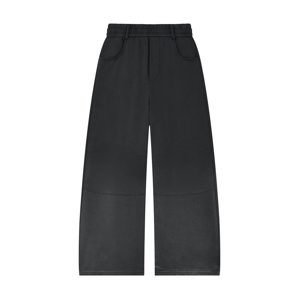 Unisex Sunfade Paneled Barrel Leg Sweatpants