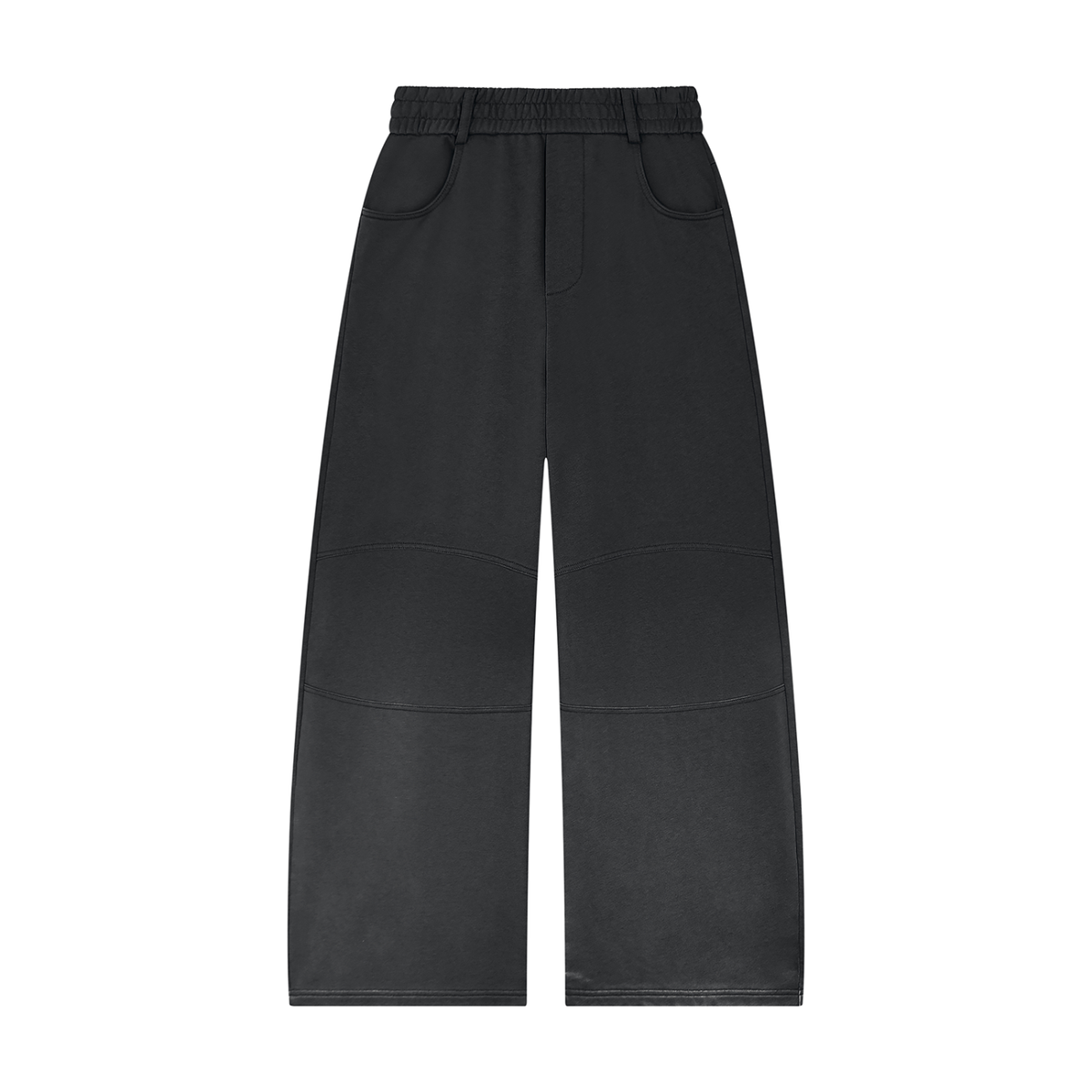 Unisex Sunfade Paneled Barrel Leg Sweatpants