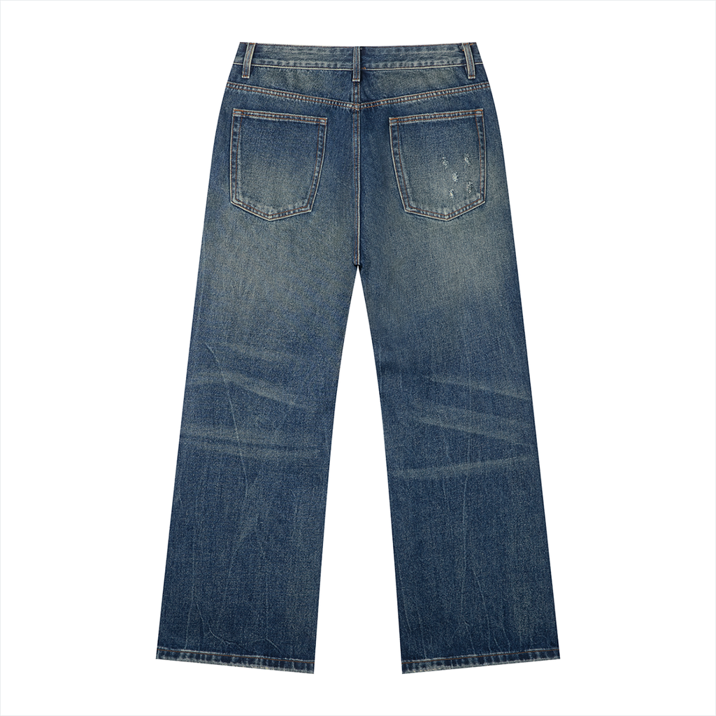 Men's Vintage Wash Denim Jeans